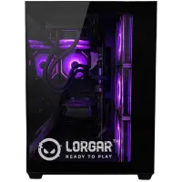 LORGAR ADVANCED A201 - AMD 7500F 6C/12T, 240 AIO, NVIDIA RTX 5060Ti 16GB, 32GB@6400mhz, 1TB SSD NVME, 750W PSU, Black, 3Y – pilt 3