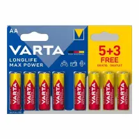 Patareid AA/LR6 VARTA LongLife Max Power 8tk