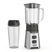 TEFAL Blender | BL16GE30 MiniMix | Tabletop | 400 W | Jar material Glass | Jar capacity 0.7 L | Silver