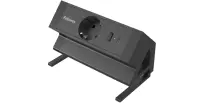 Pikendusjuhe / laadimisjaam lauale FELLOWES Desk 1-pesa, 1 x USB-A ja 1 x USB-C must