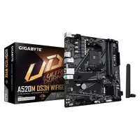 Mainboard GIGABYTE AMD A520 Socket AM4 micro ATX RAM DDR4-SDRAM 4xSlots Wi-Fi Yes Bluetooth Yes…