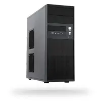 Case CHIEFTEC CQ-01B-U3-OP MidiTower ATX MicroATX Colour Black CQ-01B-U3-OP