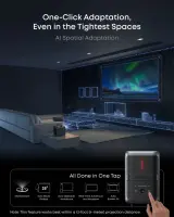 Anker Nebula | Laser Projector | 4K UHD (3840 x 2160) | 3500 ANSI lumens | Black/Gray – pilt 5