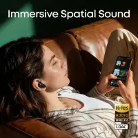 Anker Soundcore True Wireless Earphones | Liberty Buds | Bluetooth | Semi-in-ear | Microphone | Black | Noise canceling | Noise reduction