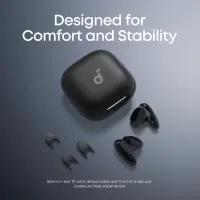 Anker Soundcore True Wireless Earphones | Liberty Buds | Bluetooth | Semi-in-ear | Microphone | Black | Noise canceling | Noise reduction – pilt 4