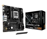 Mainboard ASROCK AMD A620 SAM5 Micro-ATX Memory DDR5 Memory slots 2 A620AM-XWIFI