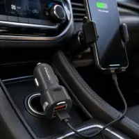 Esperanza auto kiirlaadija 36W 2 x USB-A 18W, must – pilt 3