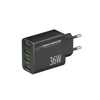 Esperanza kiirlaadija  36W 4 x USB-A QC 3.0 18W