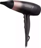 Remington Hair Dryer | D5305 Rose Shimmer | 2200 W | Number of temperature settings 3 | Ionic function | Diffuser nozzle | Black/Rose