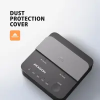 AXAGON | USB-C 20Gbps docking station for 2× M.2 NVMe SSD with disk cloning function without PC | ADSA-M2C22L – pilt 2