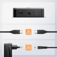 AXAGON | USB-C 20Gbps docking station for 2× M.2 NVMe SSD with disk cloning function without PC | ADSA-M2C22L – pilt 9