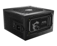 Power Supply MSI MAG A850GL PCIE5 II 850 Watts Efficiency 80 PLUS GOLD PFC Active MAGA850GLPCIE5II
