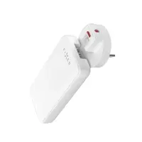 Fixed Slim Traveller 2xUSB-C Travel Charger with world adapters, GaN, 45W | White – pilt 2