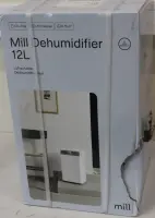 SALE OUT. Mill MDH12 Dehumidifier, 12L/day, for rooms 8-15 m², LED Display, White | SALE OUT. | Mill Dehumidifier | MDH12 | Power 200 W | Suitable for rooms up to 8-15 m² | Water tank capacity 2 L | White | DAMAGED PACKAGING
