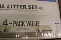 SALE OUT. | PETKIT Crystal Litter for Purobot Crystal Duo, 4 bags | DAMAGED PACKAGING