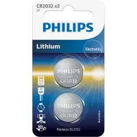 2 x Patareid PHILIPS CR2032 3 V Lithium