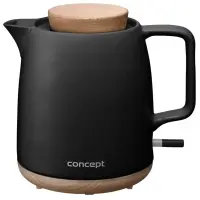 Concept, 1200 W, 1 L, must - Veekeetja