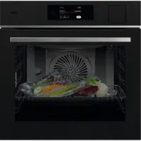 AEG 8000 Seeria Meal Assist, 70 L, must - Integreeritav auruahi
