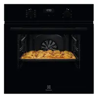 Electrolux 600 SteamBake, 65 L, must - Integreeritav ahi