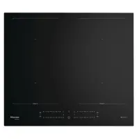 Hisense, laius 59.5 cm, raamita, must - Integreeritav induktsioonpliidiplaat