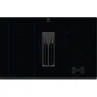 Electrolux 900 XT SensePro, laius 80 cm, must - Integreeritav pliidiplaat õhupuhastiga