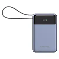 Canyon OnPower PB-600, 20000 mAh, USB-A, USB-C, must/hõbe - Powerbank
