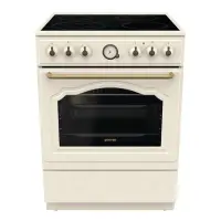 Gorenje, 11 funktsiooni, 71 L, laius 60 cm, beež - Keraamiline pliit