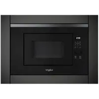 Whirlpool, 20 L, 800 W, must/roostevaba teras - Integreeritav mikrolaineahi grilliga