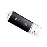 Silicon Power Mälupulk Ultima U02 8 GB, USB 2.0, Must