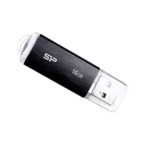 Silicon Power Mälupulk Ultima U02 16 GB, USB 2.0, Must
