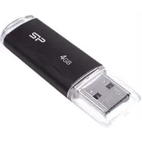 Silicon Power Ultima U02 4 GB, USB 2.0, Black