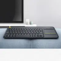Logitech | K400 Plus | Keyboard with Trackpad | Wireless | US | Black | • Keyboard• Unifying receiver • 2 AA batteries (pre-installed)• User documentation – pilt 21