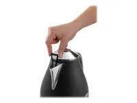 Delonghi | Icona Vintage | KBOV2001BK | Standard kettle | 2000 W | 1.7 L | Stainless steel | 360° rotational base | Black – pilt 5