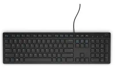 DELL KB216 klaviatuur Universaalne USB QWERTY US rahvusvaheline Must