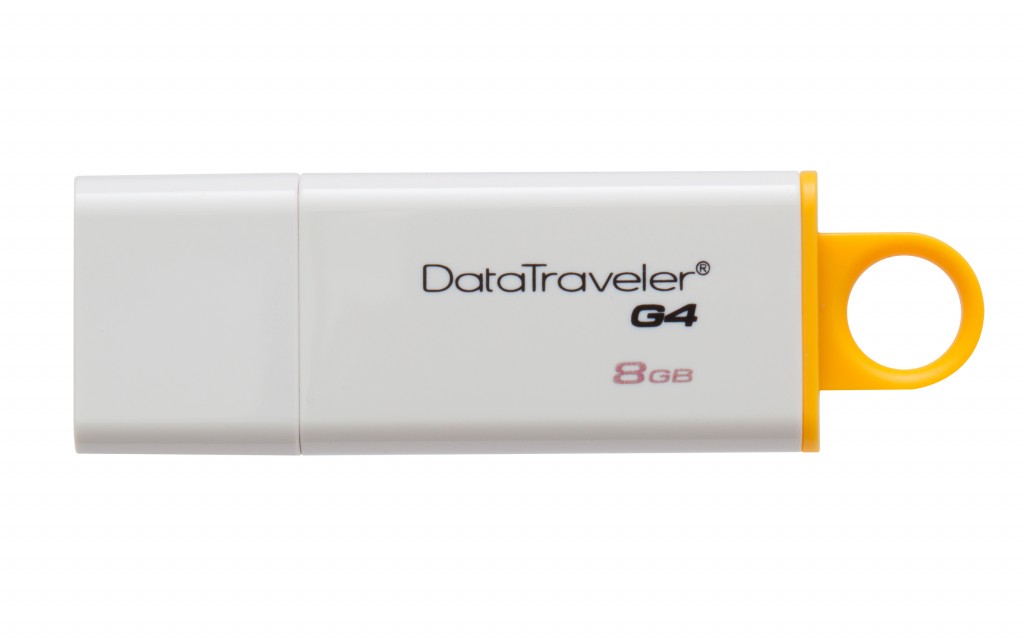 Kingston Technology DataTraveler G4 USB-välkmälu 8 GB USB tüüp A 3.2 Gen 1 (3.1 Gen 1) Valge, Kollane