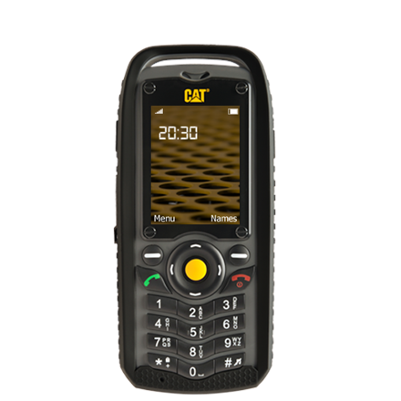 CAT B25 Black, 2.0 &quot;, TFT, 240 x 320 pixels, 256 MB, 512 MB, Dual SIM, Bluetooth, 2.1, USB version 2.0, Built-in camera, Main camera 2 MP, 1300 mAh