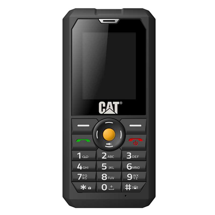 CAT B30 Black, 2.0 &quot;, TFT, 144 x 176 pixels, 128 MB, 256 MB, Dual SIM, 3G, Bluetooth, 2.1, USB version 2.0, Built-in camera, Main camera 2 MP, 1000 mAh