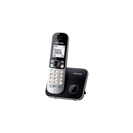 Panasonic Cordless KX-TG6811FXB Black Caller ID Wireless connection Phonebook capacity 120 entries Conference call Built-in display Speakerphone