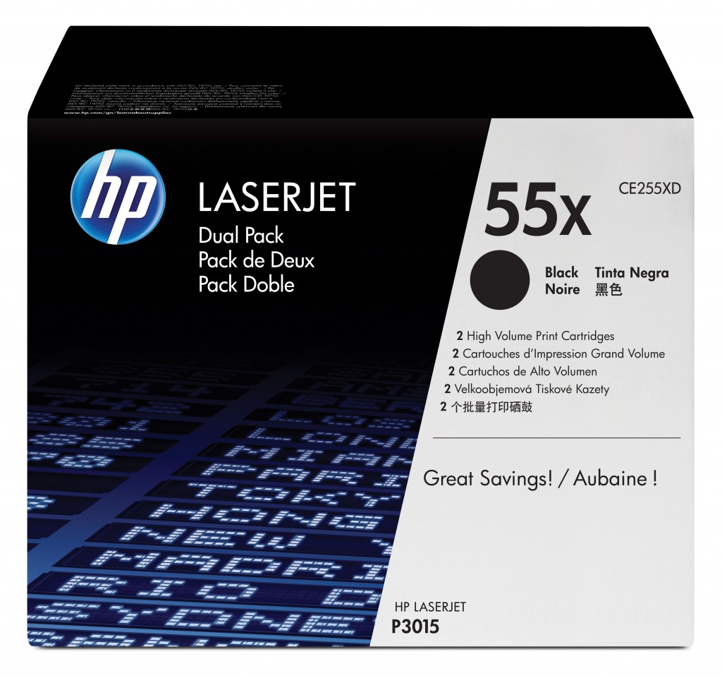 HP Laserjet CE255X Black Dual Pack