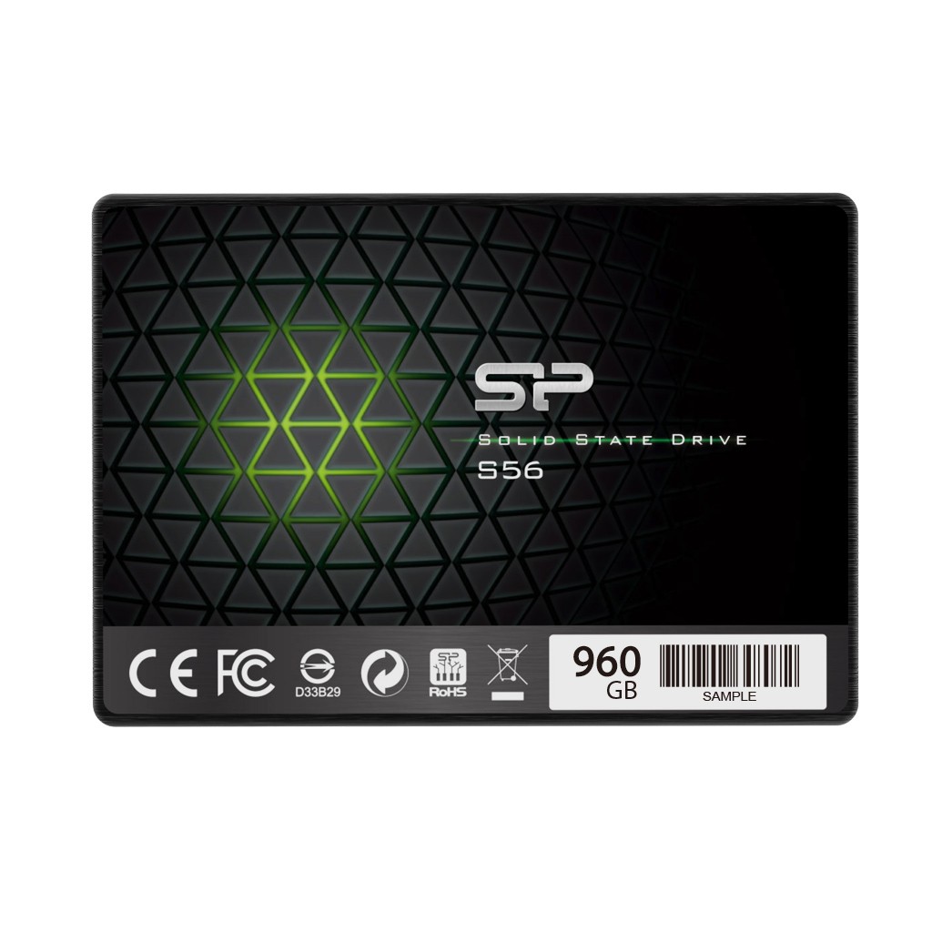 Silicon Power S56 120 GB SSD form factor 2.5" SSD interface SATA Write speed 360 MB/s Read speed 460 MB/s