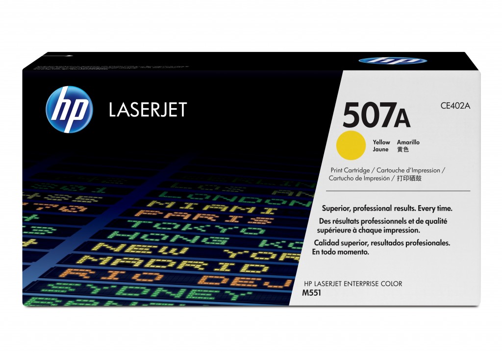 HP Toner 507A yellow HV