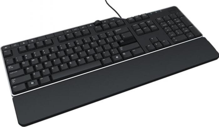 DELL KB522 klaviatuur Universaalne USB QWERTY US rahvusvaheline Must