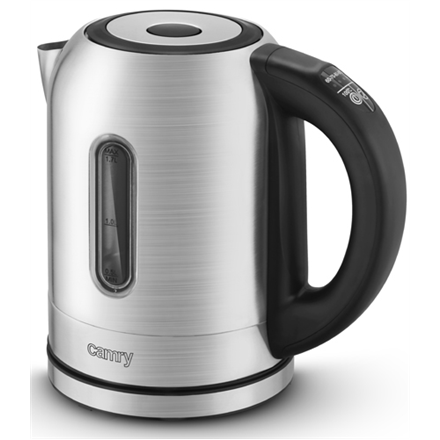 Camry | Kettle | CR 1253 | With electronic control | 2200 W | 1.7 L | Stainless steel | 360° rotational base | Stainless steel