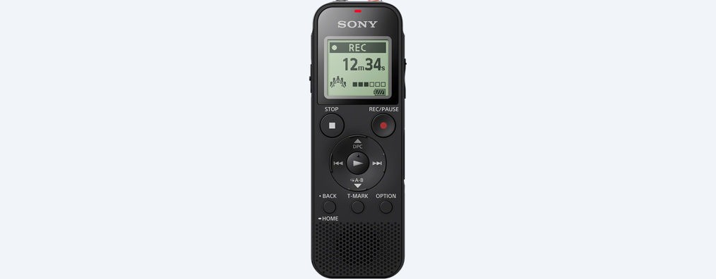 Sony Digital Voice Recorder ICD-PX470 Stereo MP3/L-PCM Black MP3 playback 59 Hrs 35 min