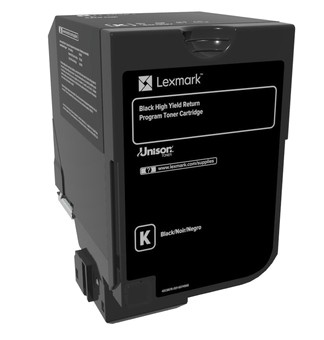 Lexmark 25K Black Return Program Toner Cartridge (CX725) Black