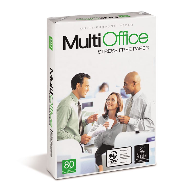 Koopiapaber MultiOffice A4 80g/m2, 500 lehte 3Re (kogus 5 pakki)