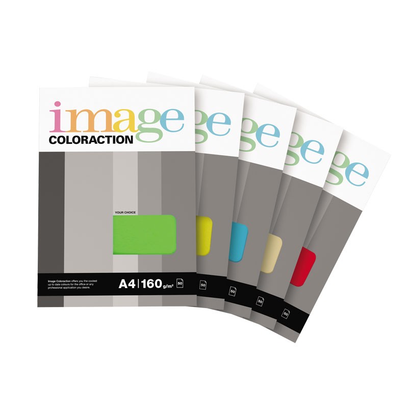 Värvipaber IMAGE COLORACTION, A4, 160 gsm, 50 lehte, DUNE / pale cream