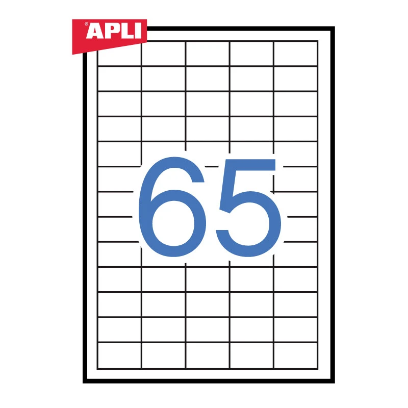 Etiketid Apli ILC
 iseliimuvad 38 x 21,2mm 100l/pk (3127)