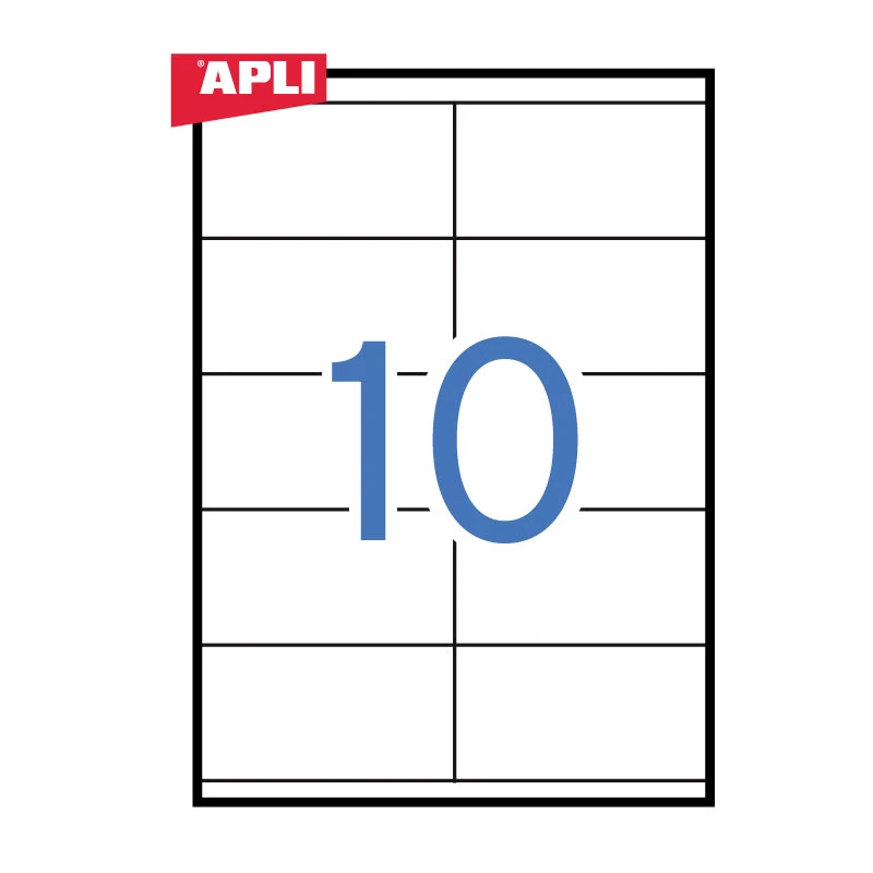 Etiketid Apli ILC iseliimuvad 105 x 57mm 100l/pk