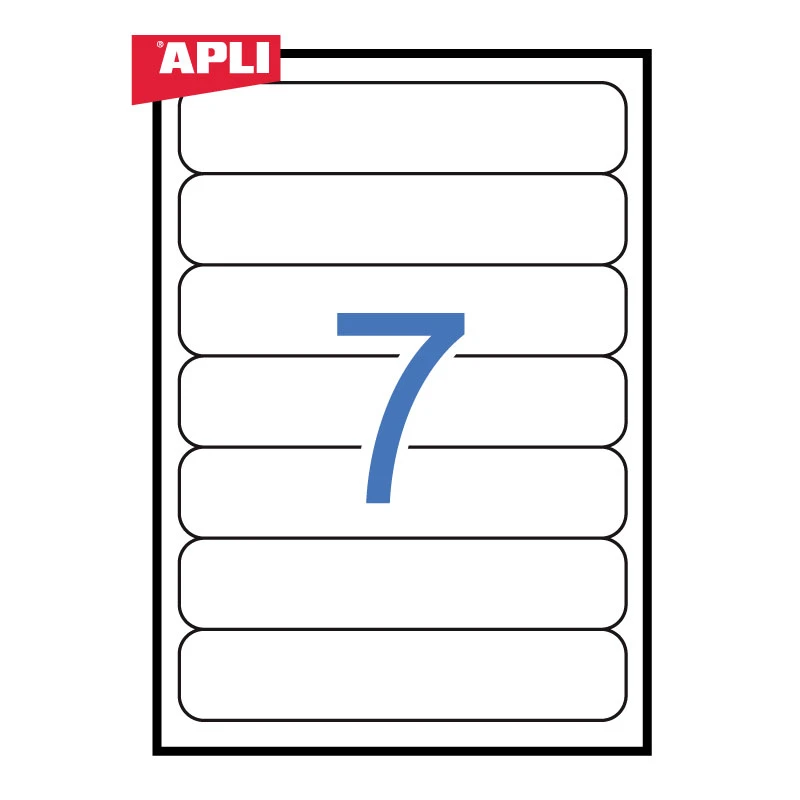 Etiketid Apli ILC registraatorile iseliimuvad 190 x 38mm, 175 tk